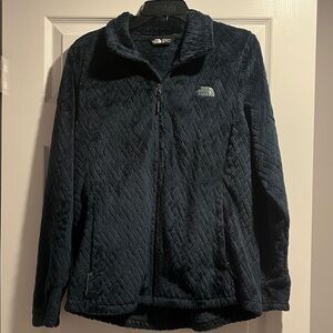 The North Face Osito Fleece Jacket Women Emerald Green Full Zip Size large